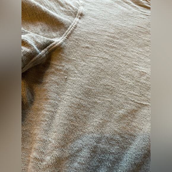 Buck Mason Minimalist Sea-foam Green Mens Crew Neck Long Sleeve Cozy Tee Small - Picture 3 of 8